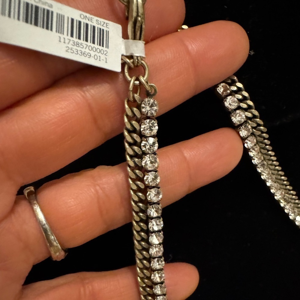 Banana Republic Yellow and Silver Tassel Necklace - Picture 3 of 3